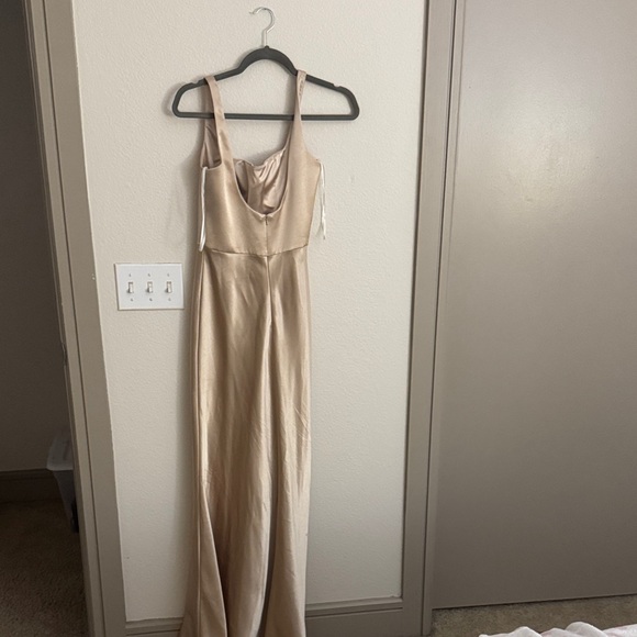 Jenny Yoo Champagne Maxi Dress - Picture 5 of 6